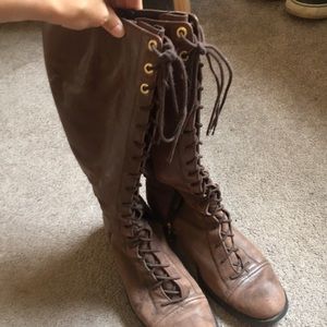 Knee high Rockport leather boots 8.5